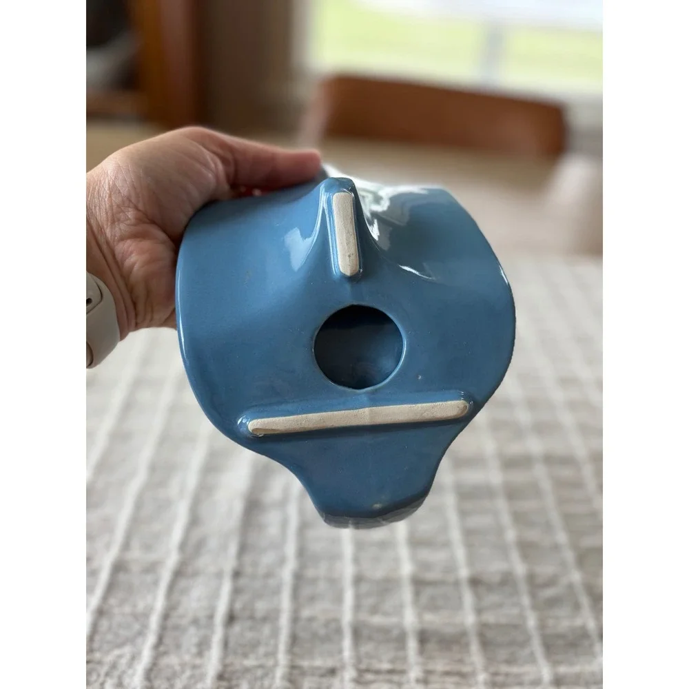 Vintage Nova Designs Ceramic Swan Towel Holder Ivory Bathroom Counter Decor MCM
